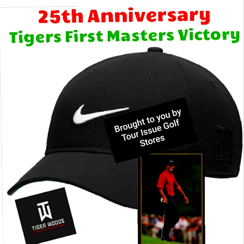 Nike Tiger Woods 25th Anniversary Heritage86 Hat Limited Edition 2022 Ma…